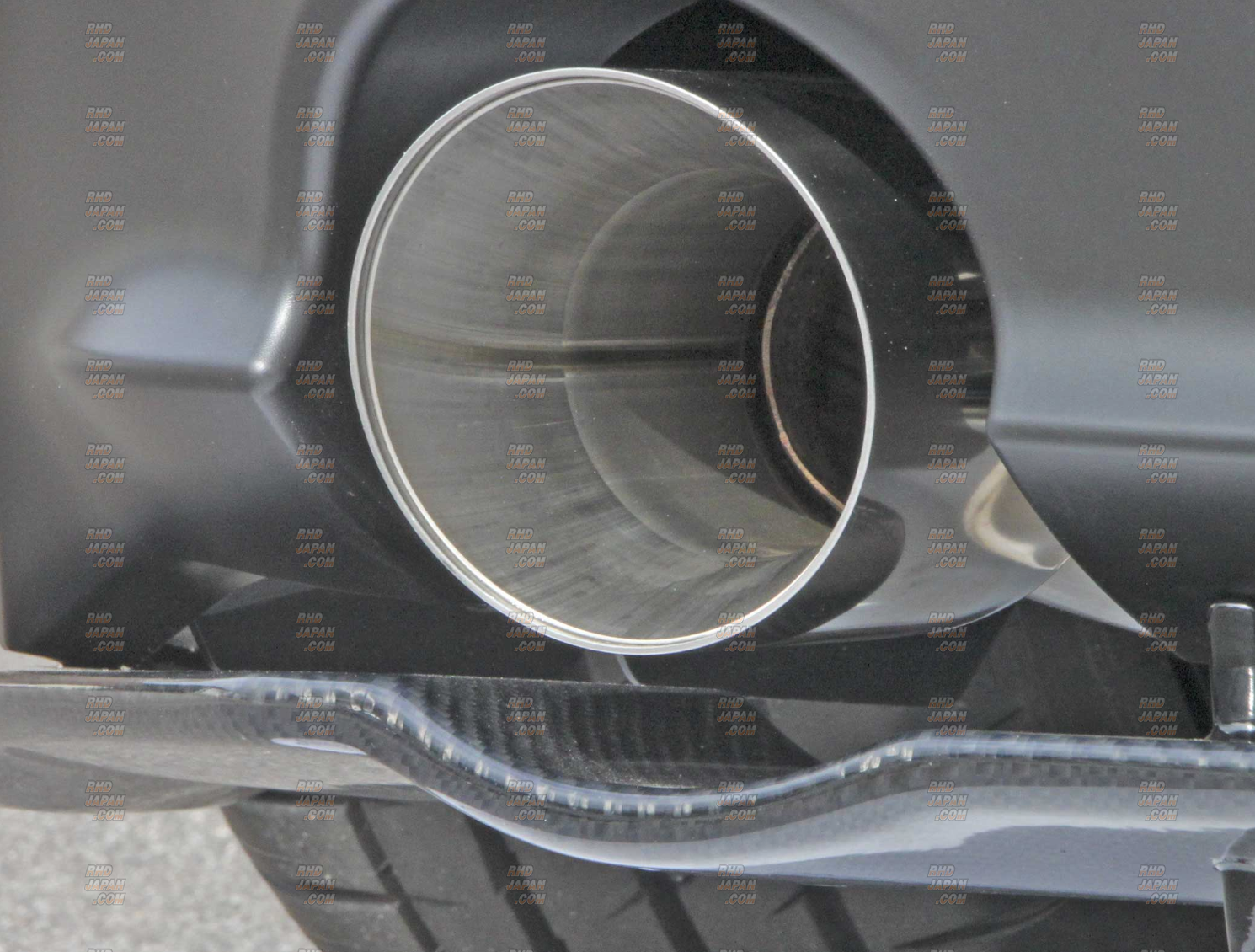 Fujitsubo A - RM Exhaust Muffler Stainless Single Outlet Main Pipe